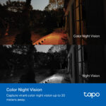 TP-Link Tapo C500 Outdoor Security Camera 2 Pack 1080p Full HD 360° View Wi-Fi Night Vision IP65 Weatherproof