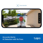 TP-Link Tapo C500TD20-BUN Smart home security kit with 1080p outdoor camera and 2K video doorbell White or Black