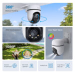 TP-Link Tapo C500TD20-BUN Smart home security kit with 1080p outdoor camera and 2K video doorbell White or Black