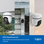 TP-Link Tapo C500TD20-BUN Smart home security kit with 1080p outdoor camera and 2K video doorbell White or Black