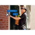TP-Link Tapo D210C610KIT Smart Security Kit Video Doorbell and Camera 2K Solar Pan-and-Tilt White