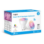 TP-Link Tapo L630 Smart Wi-Fi Spotlight GU10 Multicolour Dimmable LED Bulb 2-Pack 350 Lumens Voice Control