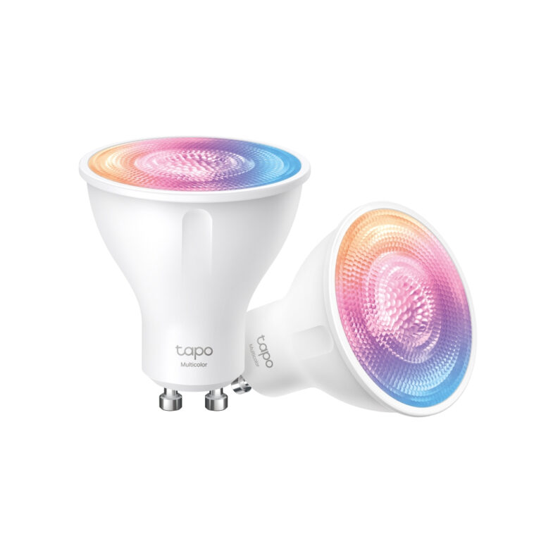 TP-Link Tapo L630 Smart Wi-Fi Spotlight GU10 Multicolour Dimmable LED Bulb 2-Pack 350 Lumens Voice Control