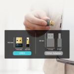 TP-Link UB6A Bluetooth 6.0 Wireless Nano USB Adapter for Windows PC, Black