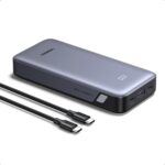 Ugreen 20000mAh Power Bank 30W PD 2x USB-C 1x USB-A Fast Charging Grey