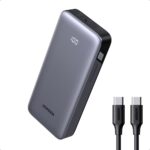 Ugreen 20000mAh Power Bank 30W PD 2x USB-C 1x USB-A Fast Charging Grey