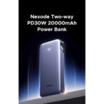 Ugreen 20000mAh Power Bank 30W PD 2x USB-C 1x USB-A Fast Charging Grey