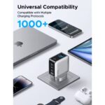 Ugreen Nexode Pro 100W GaN Charger with Smart Display 5 Port 3 USB-C 1 USB-A USB PD 3.0 Fast Charge Black