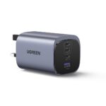 Ugreen NEXODE S 100W GaN Indoor Charger 4 Ports USB-C USB-A AC Adapter for Laptop Phone Tablet Power Bank