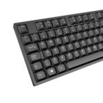 VIDA OFFICE 2-in-1 Wired USB Keyboard and Mouse Kit QWERTY UK Layout Membrane 1000 DPI Black