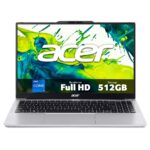 Acer Aspire Lite AL15-53P-71SQ Laptop 15.6" Full HD Intel Core i7-1355U 8GB RAM 512GB NVMe SSD Windows 11 Silver