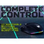 Acer Predator Cestus 335 Wired Gaming Mouse 19000 DPI 2000 Hz Polling Rate 10 Programmable Buttons Black
