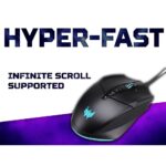 Acer Predator Cestus 335 Wired Gaming Mouse 19000 DPI 2000 Hz Polling Rate 10 Programmable Buttons Black
