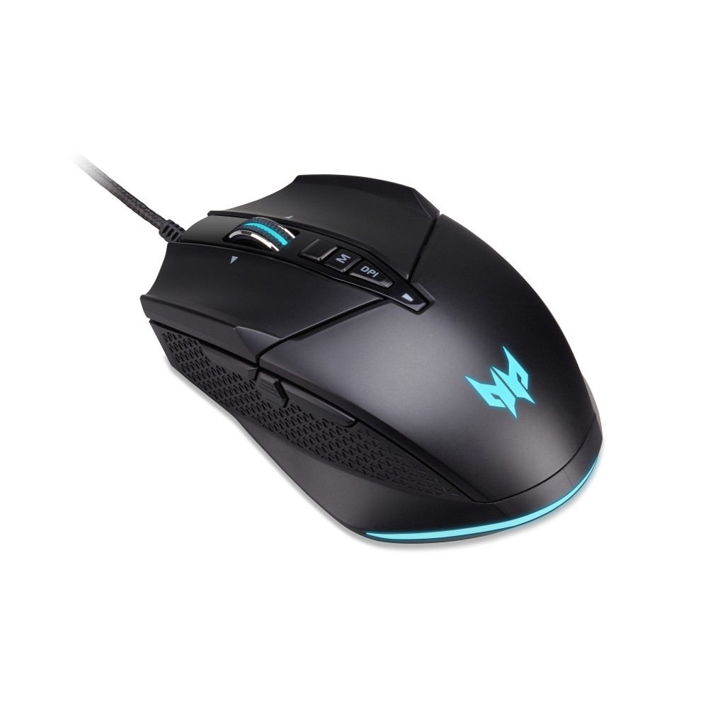 Acer Predator Cestus 335 Wired Gaming Mouse 19000 DPI 2000 Hz Polling Rate 10 Programmable Buttons Black Acer Predator Cestus 335 Wired Gaming Mouse 19000 DPI 2000 Hz Polling Rate 10 Programmable Buttons Black