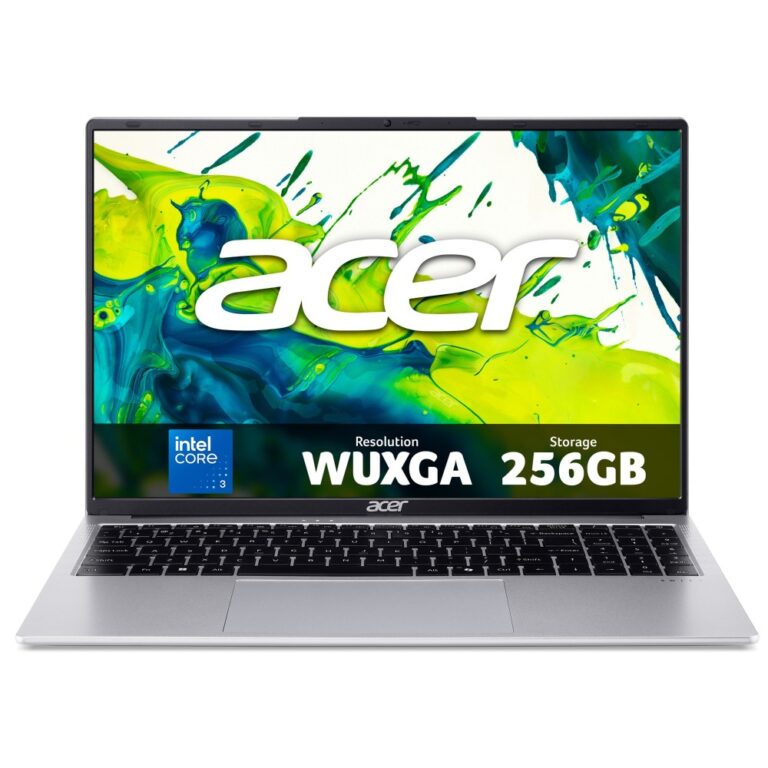 Acer Swift Lite 16 SFL16-31P Laptop Intel Core 3 N355 16" WUXGA 8GB DDR4 256GB SSD Windows 11 Silver