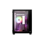 Aerocool Dryft Mini PC Case Mini Tower Black Tempered Glass RGB ATX micro ATX Mini ITX Liquid Cooling Support