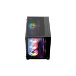 Aerocool Dryft Mini PC Case Mini Tower Black Tempered Glass RGB ATX micro ATX Mini ITX Liquid Cooling Support