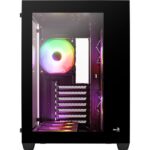 Aerocool Dryft v2 Mid Tower PC Case Tempered Glass RGB Lighting Supports ATX Micro-ATX Mini-ITX Black