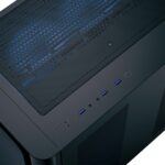 Aerocool P500C Midi Tower Case Black Tempered Glass Front Side ATX Micro ATX Mini ITX 360mm Radiator 450mm GPU ARGB