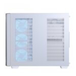 AeroCool P500C Midi Tower PC Case White Tempered Glass ATX Support ARGB Fans 450mm GPU 162mm CPU Cooler