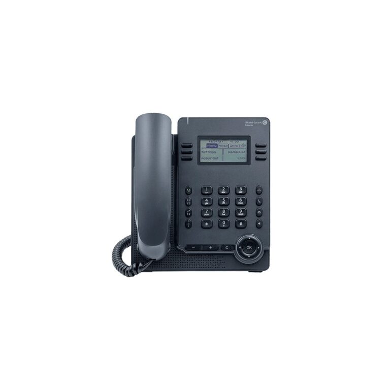 Alcatel-Lucent Enterprise ALE-20 IP Phone 2.8" LCD Display Gigabit Ethernet PoE Speakerphone Wall Mountable Grey