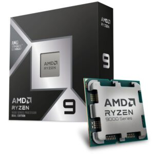 AMD Ryzen 9 9950X3D2 Dual Edition Processor 16 Core AM5 Socket Up to 5.6 GHz Boost Clock