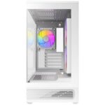 Antec Constellation C2M ARGB Micro-ATX PC Case White 270° Panoramic Tempered Glass 240mm 120mm PWM Fans USB-C