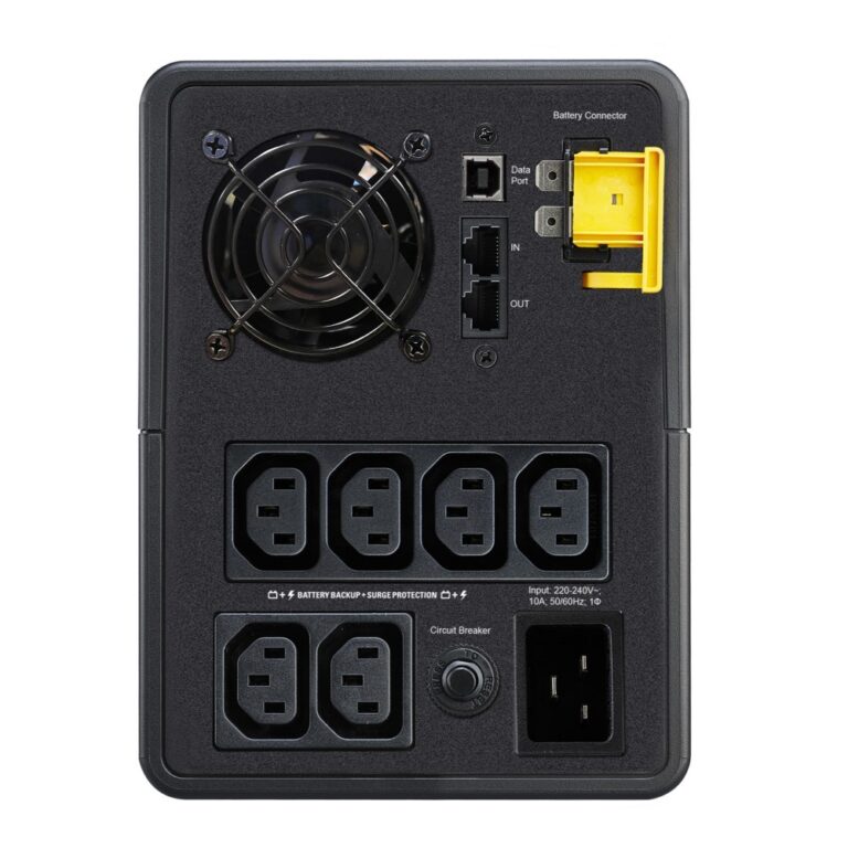 APC Back-UPS BX2200MI 2200VA 1200W Tower UPS 6 Outlets 4 Battery Backup Line-Interactive AVR USB Black