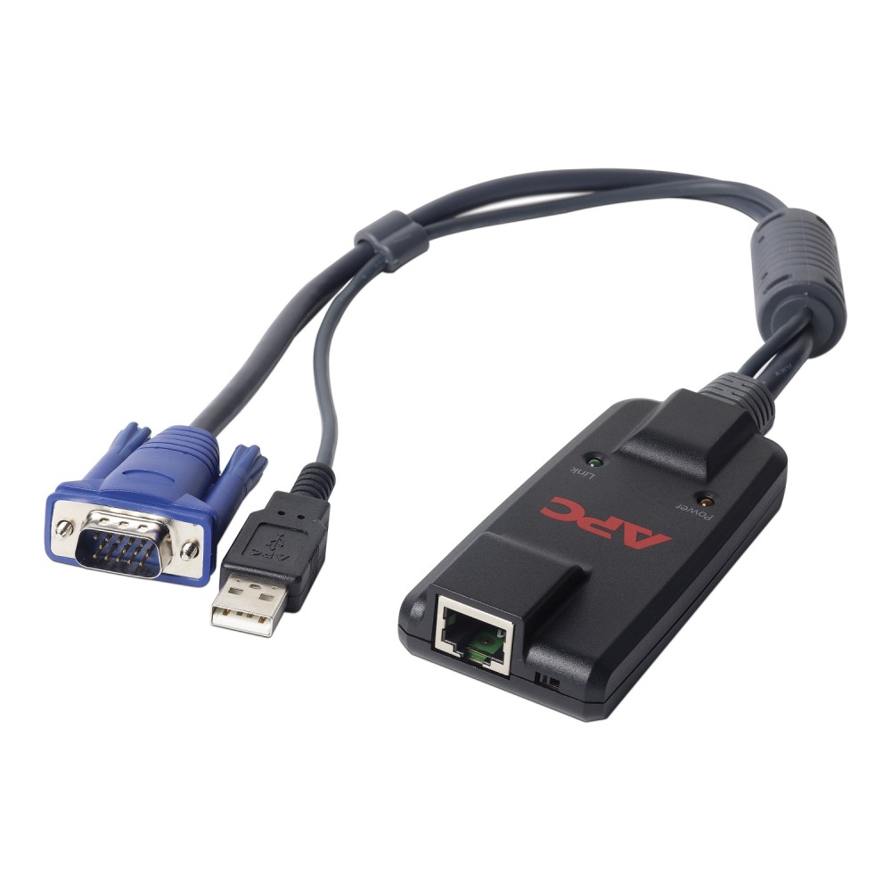 APC KVM 2G USB Server Module KVM Switch with D-Sub and RJ-45 Ports Black APC KVM 2G USB Server Module KVM Switch with D-Sub and RJ-45 Ports Black