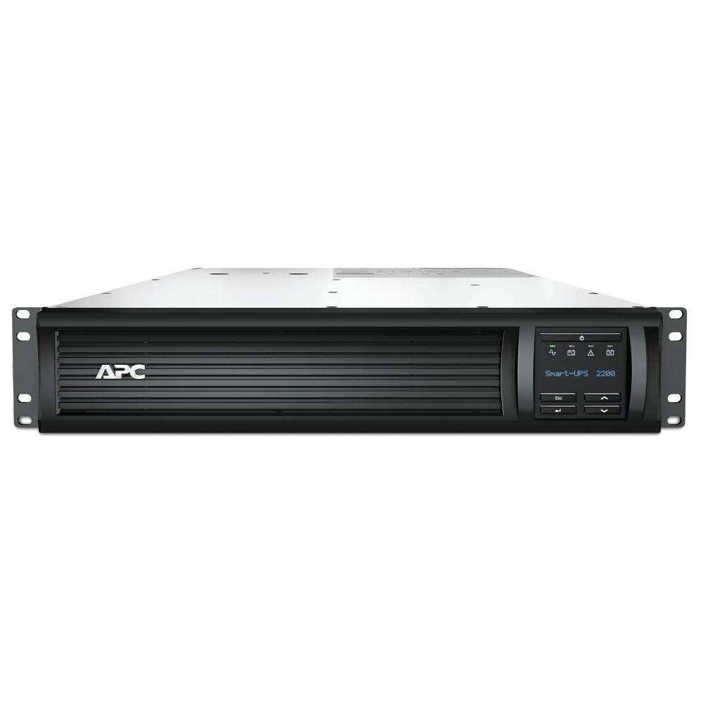 APC Smart-UPS SMT2200RMI2UNC 2200VA Line Interactive Rackmount UPS 2U 230V LCD Network Card Black APC Smart-UPS SMT2200RMI2UNC 2200VA Line Interactive Rackmount UPS 2U 230V LCD Network Card Black