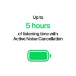 Apple AirPods 5 Earbuds with Wireless Charging Case, Bluetooth 5.3, Active Noise Cancellation, IP57, White