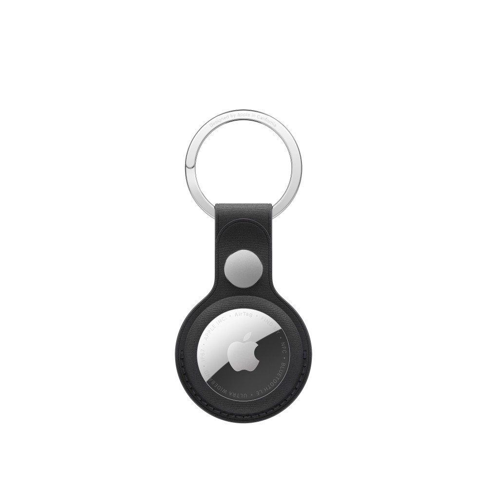 Apple AirTag FineWoven Key Ring Black Stainless Steel and FineWoven Material Accessory Apple AirTag FineWoven Key Ring Black Stainless Steel and FineWoven Material Accessory