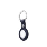 Apple AirTag FineWoven Key Ring Case - Navy Colour with Stainless Steel