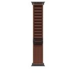 Apple Alpine Loop Watch Band 49mm Medium Burgundy Black Titanium Finish
