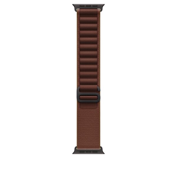 Apple Alpine Loop Watch Band 49mm Medium Burgundy Black Titanium Finish