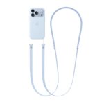 Apple Crossbody Strap CLMK984ZM/A for iPhone 18 17 Pro Max Air Cases Adjustable Length Recycled PET in Crisp Blue