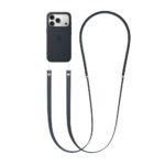Apple Crossbody Strap Navy Blue for iPhone 17 18 Pro Max Air Cases MagSafe Adjustable Recycled PET 2.08m