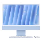 Apple iMac 24-inch M4 Chip 16GB RAM 256GB SSD 23.5" 4.5K Retina Blue macOS Sequoia