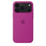 Apple iPhone 18 Pro Max Silicone Case with MagSafe in Magenta