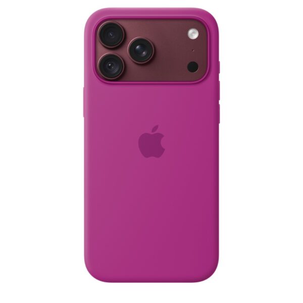 Apple iPhone 18 Pro Max Silicone Case with MagSafe in Magenta