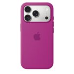 Apple iPhone 18 Pro Silicone Case with MagSafe Compatible Magenta