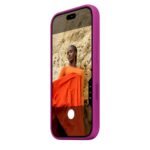 Apple iPhone 18 Pro Silicone Case with MagSafe Compatible Magenta