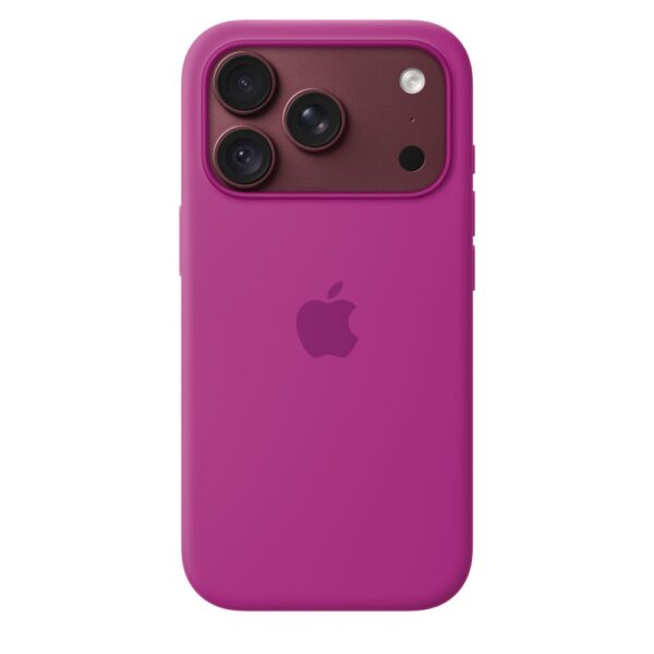 Apple iPhone 18 Pro Silicone Case with MagSafe Compatible Magenta