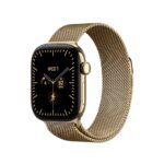 Apple Milanese Loop 42mm Smartwatch Band Stainless Steel Radiant Gold