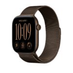 Apple Milanese Loop Watch Band for Apple Watch 46mm Dark Bronze Stainless Steel M/L Magnetic Closure