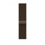 Apple Milanese Loop Watch Band for Apple Watch 46mm Dark Bronze Stainless Steel M/L Magnetic Closure