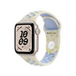 Apple Nike Sport Band for Apple Watch 38mm 40mm 41mm M/L Size Chalk Calm Multicolour Rubber