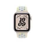 Apple Nike Sport Band for Apple Watch 38mm 40mm 41mm M/L Size Chalk Calm Multicolour Rubber