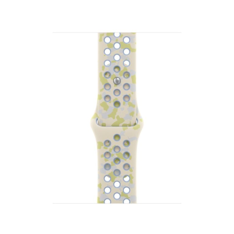 Apple Nike Sport Band for Apple Watch 38mm 40mm 41mm M/L Size Chalk Calm Multicolour Rubber