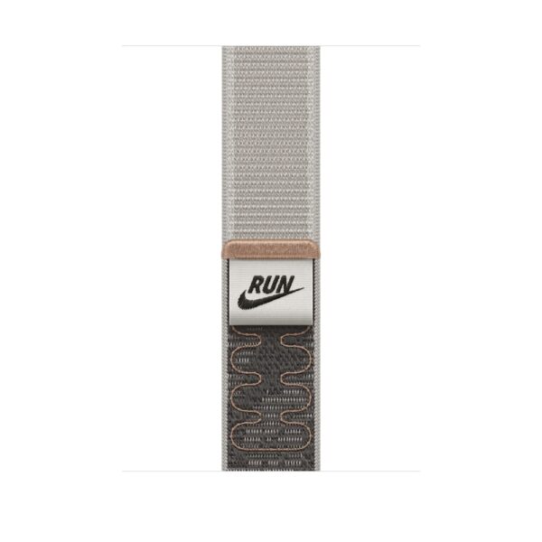 Apple Nike Sport Loop Band for Apple Watch 44mm 45mm 46mm 49mm Pavement Grey Nylon